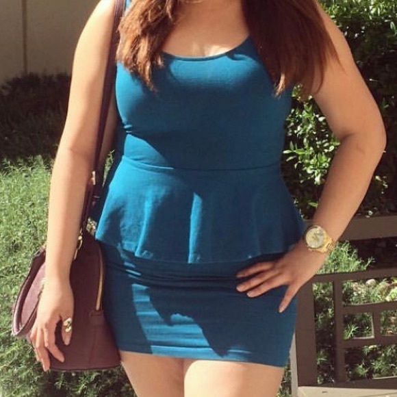 Peplum Mini Dress - Picture 3 of 4